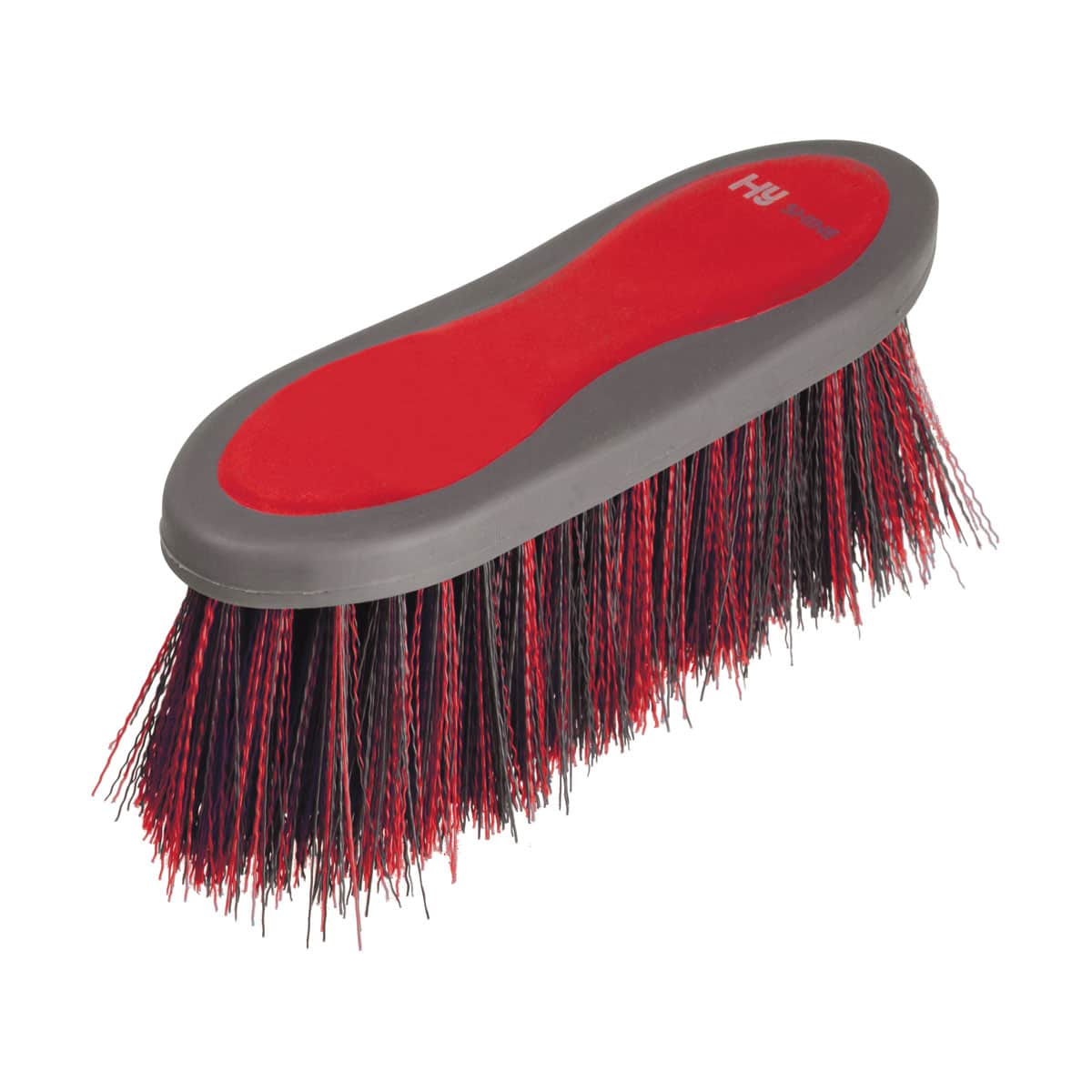Hy Sport Active Long Bristle Dandy Brush - Rosette Red