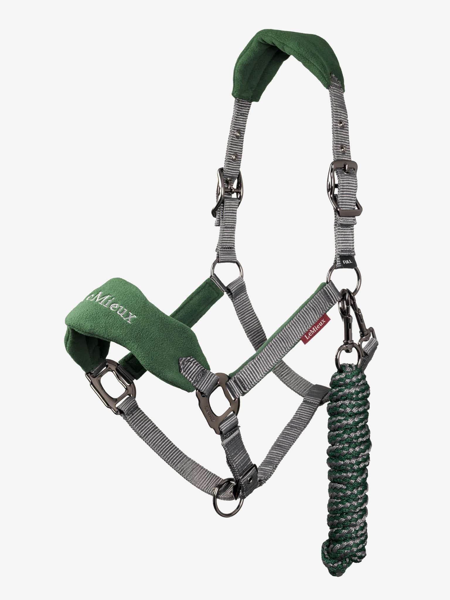 LeMieux Vogue Headcollar & Leadrope - Hunter Green image 0