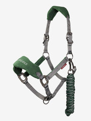 LeMieux Vogue Headcollar & Leadrope - Hunter Green image 0