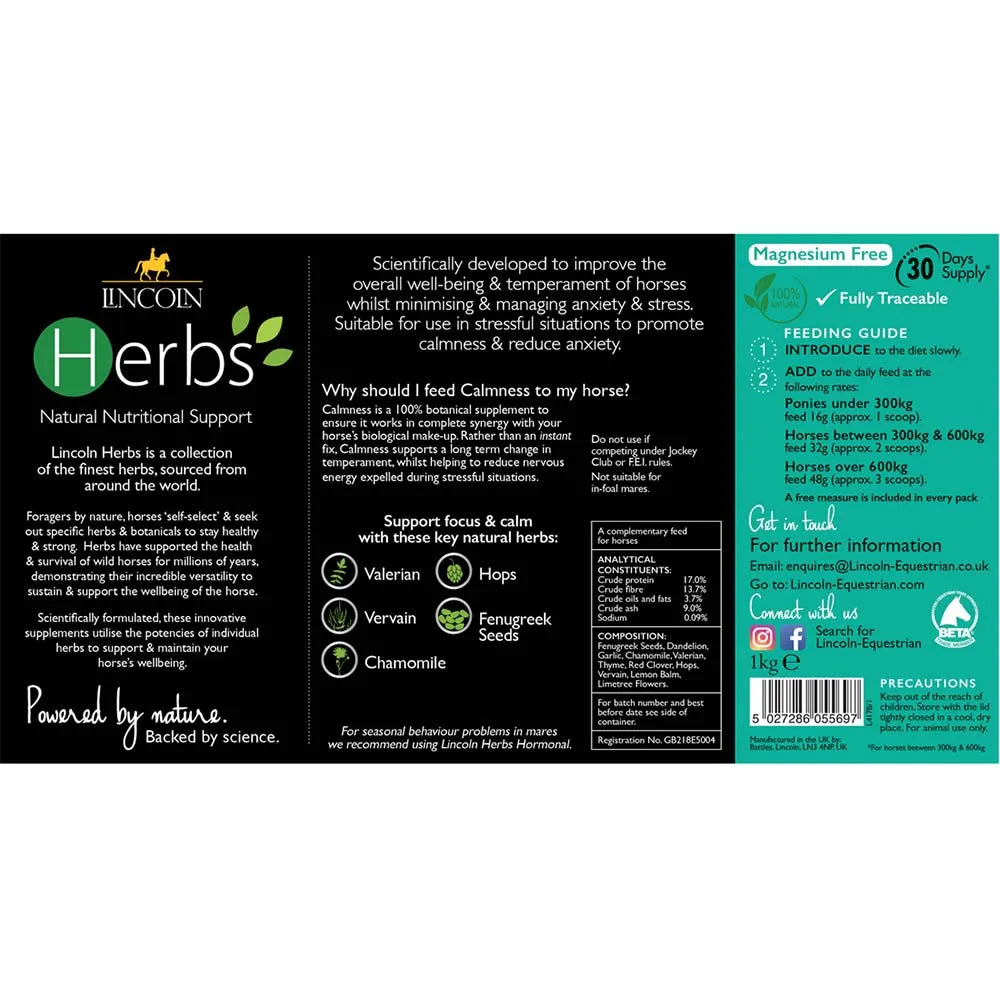 Lincoln Herbs Calmness image 1