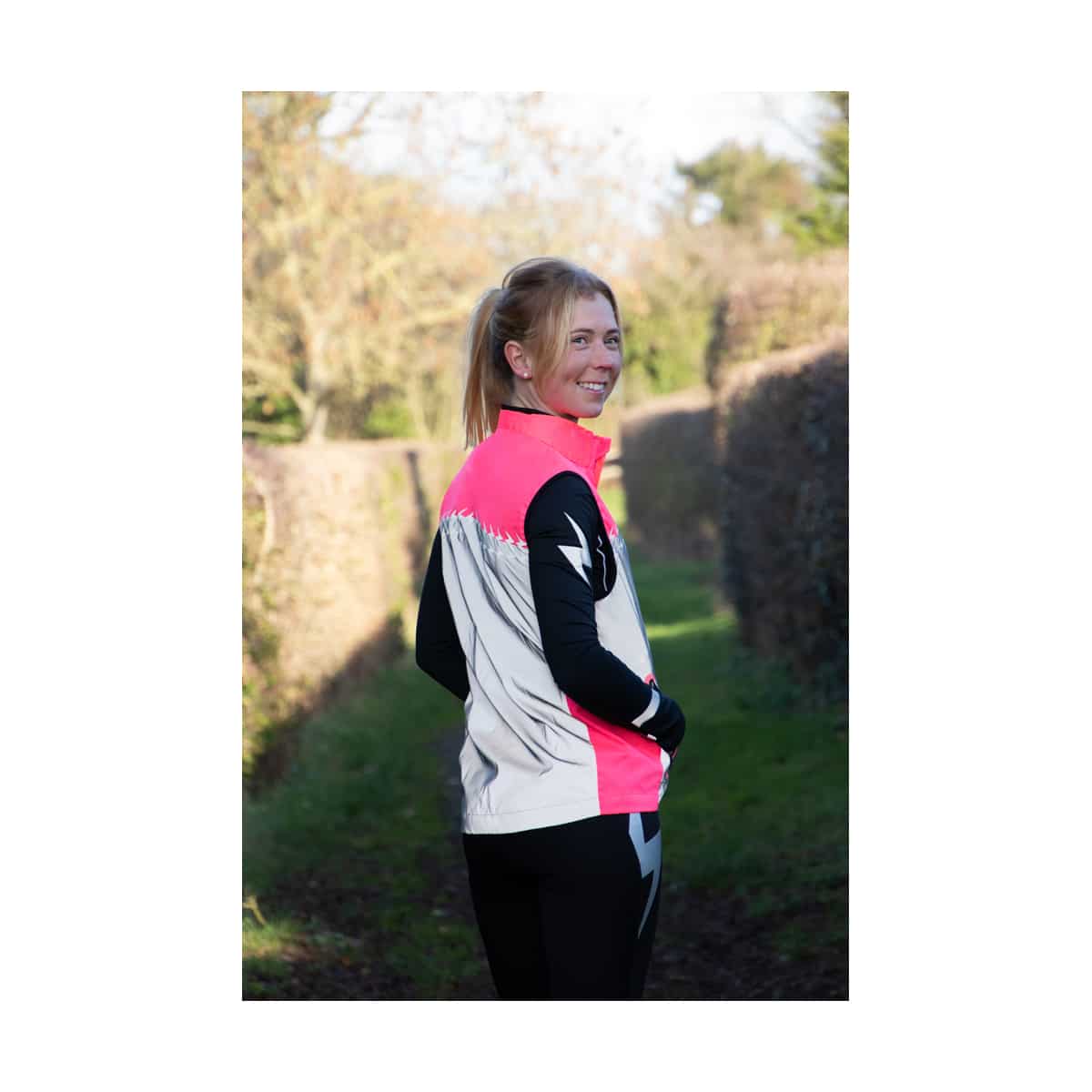 Silva Flash Lightweight Duo Reflective Gilet by Hy Equestrian image 2