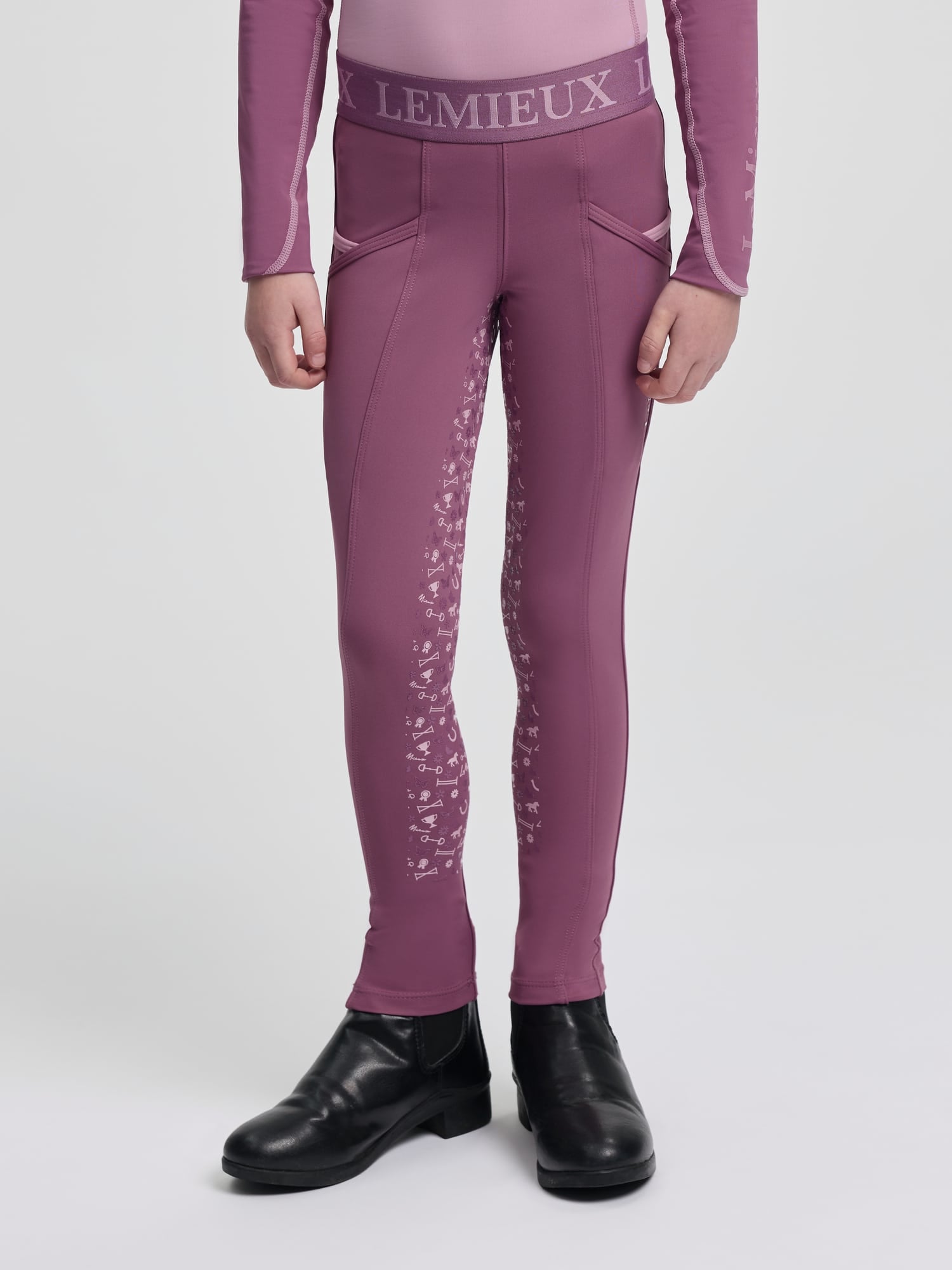 LeMieux Mini Pull On Breech - Mallow image 3