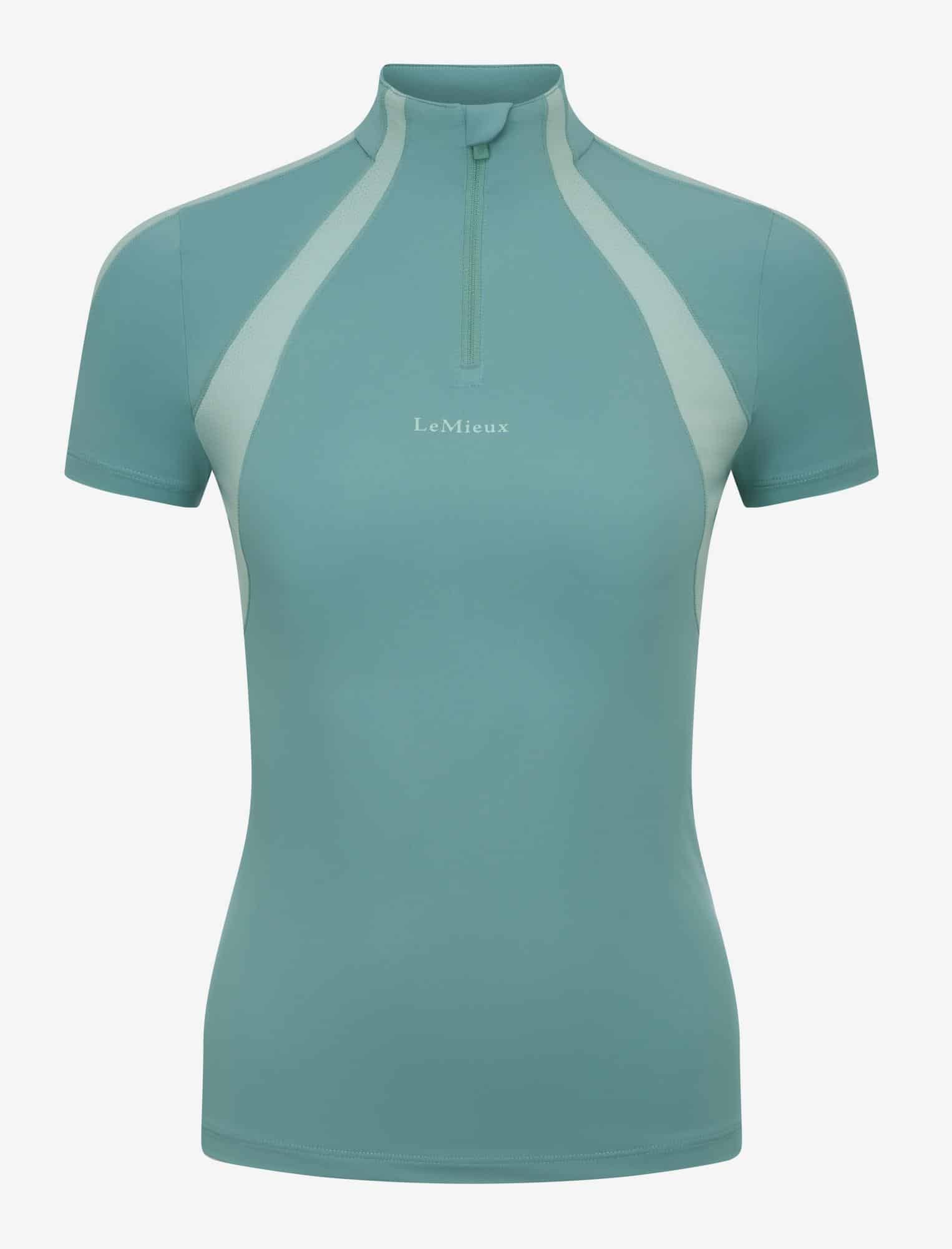 LeMieux Maria Mesh Short Sleeve Baselayer - Lagoon image 0