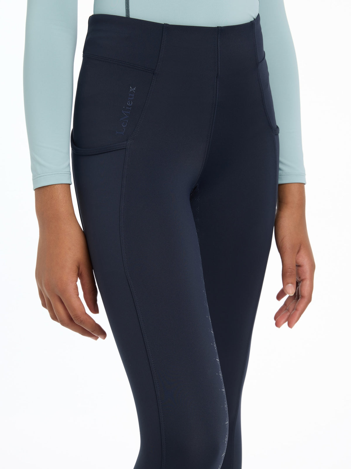 LeMieux Young Rider Orla Pull Ons – Navy image 3